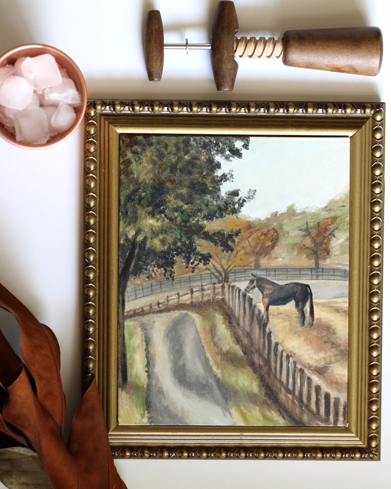 Gold Frame with Pearl Border