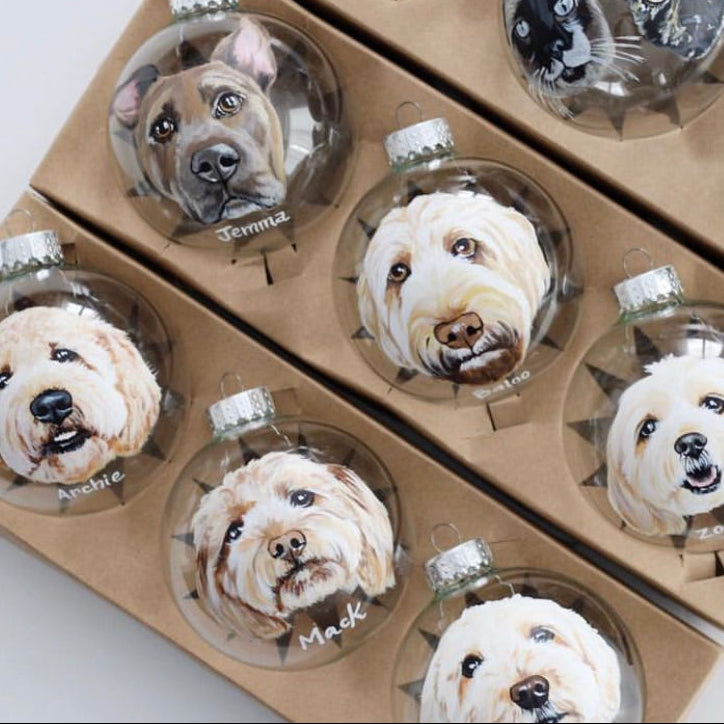 Custom Hand Painted Pet Ornament